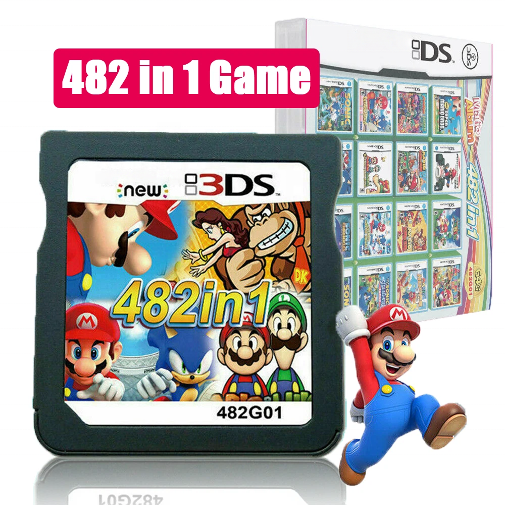 Ds Lite 3ds 482 In Buy Portable 208/482/500 In One Game Card