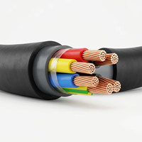 Kabel Daya Teknik Tegangan Rendah 0.6/1KV Khusus PrimePro N-VV Standar Nasional Inti Tembaga Bebas Oksigen Selubung PVC 10mm
