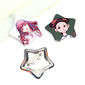 Số Lượng Lớn Giá Rẻ Kim Loại Tin Tinplate Bảng Chữ Cái Orange Nút Huy Hiệu Logo In Tùy Chỉnh Hình Nút Pin Hình Bầu Dục Cho Khuyến Mãi - Product Image 6