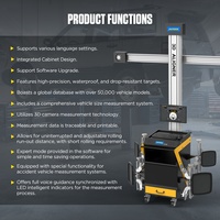 Outils de Diagnostic de vente chaude AUTOOL XC505 3d testeur de roue aligneur alignement de roue avec Ultra grande base de données
