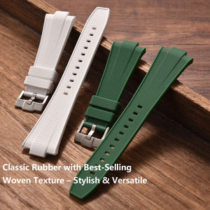 JUELONG Bracelet de montre <span class=keywords><strong>PRX</strong></span> en caoutchouc de silicone liquide à double dégagement rapide texturé de 12mm pour <span class=keywords><strong>PRX</strong></span> <span class=keywords><strong>80</strong></span> 40mm - Product Image 3