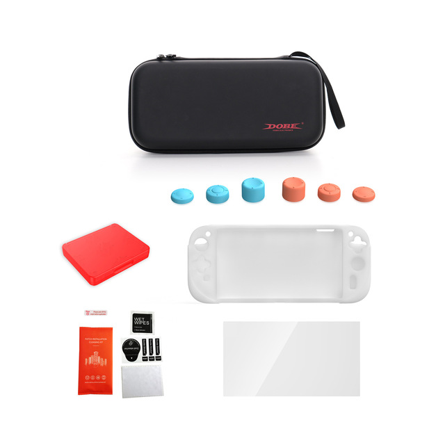 TNS-5111 for Nintendo for Switch 2 Protective Storage Case Kit 10in1 Accessory Set Game Card Case Screen Glass Film Carry Bag