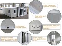 Maisons modulaires plates et extensibles, maisons en vogue de l'ue, 20/40 pieds, pliable et extensibles, vente en gros, chine