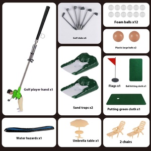Little Man Indoor Mini Golf Club Set Kids Doll Toy pour jeu de sport d'<span class=keywords><strong>intérieur</strong></span> - Product Image 4