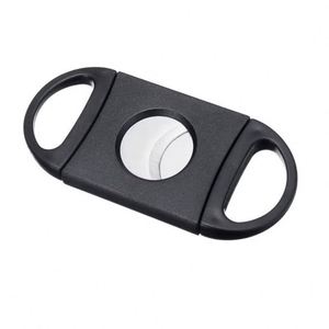 Cortador de Cigarros Manual de Acero Inoxidable Negro, Cortador de Cigarrillos Afilado, Recuerdo de Boda, Regalos para Complementar su Cigarro - Product Image 2