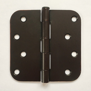 American Style Civilian <strong>Hinge</strong> 4-inch <strong>Black</strong> Flat Open Iron <strong>Hinge</strong> - Product Image 4