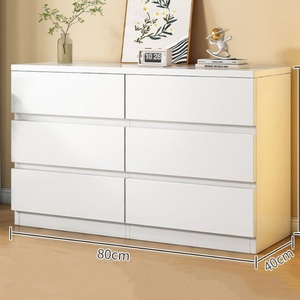 Cómoda Clásica <span class=keywords><strong>de</strong></span> Madera Resistente, Venta Directa <span class=keywords><strong>de</strong></span> Fábrica, Mueble <span class=keywords><strong>de</strong></span> Dormitorio <span class=keywords><strong>de</strong></span> MDF con 8 Cajones, Almacenamiento para Sala <span class=keywords><strong>de</strong></span> Estar - Product Image 6