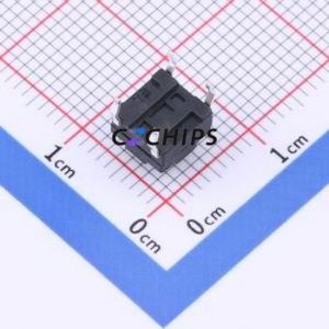 TSG001A06018A Tactile Switch Through hole Component (THT) Switch Round Button 1.8N Through Hole 6.15mm - Product Image 2