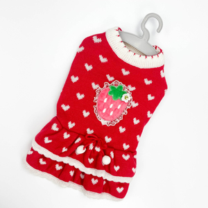 Ropa para mascotas Al Por Mayor Ropa Para Perros De Gato Mascotas Ropa para perros de lujo de <span class=keywords><strong>punto</strong></span> para mascotas suéter de <span class=keywords><strong>punto</strong></span> para perros acrílico Opp bolsa sólida - Product Image 1