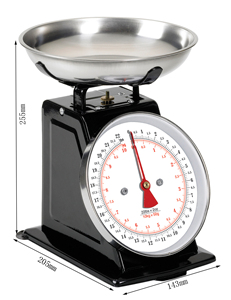 Wholesale 1kg to 10kg Stainless Steel Mechanical Kitchen Scale Cheap Material Scales OEM, ATZ Mechanical Kitchen Scales OEM, ATZ - Product Image 6