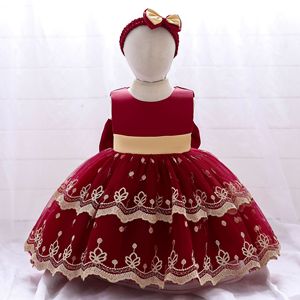 Vestido <span class=keywords><strong>de</strong></span> Encaje Dorado <span class=keywords><strong>para</strong></span> Niñas con Diadema <span class=keywords><strong>de</strong></span> Lazo, Vestido <span class=keywords><strong>de</strong></span> Princesa <span class=keywords><strong>para</strong></span> Bebés y Niñas Pequeñas, Primer Cumpleaños, Boda, Dama <span class=keywords><strong>de</strong></span> Honor, Venta al por Mayor - Product Image 5