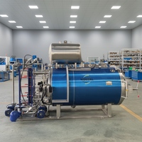 Nouvelle machine de stérilisation alimentaire automatique horizontale de haute qualité, autoclave, en acier inoxydable, système de contrôle SIEMENS, CE