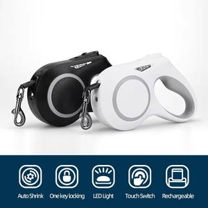 Ingrosso guinzaglio per animali domestici con LED in Streaming colorato al guinzaglio per cani ricaricabile - Product Image 3