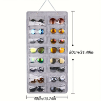 Étui rigide pour lunettes de lecture avec fermeture à crochet, robuste, résistant aux rayures, rangement sécurisé, organiseur de lunettes