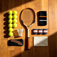 Raket Tenis Serat Karbon Pelatihan Lanjutan dengan Rangka Tahan Lama untuk Penggunaan Klub dan Pelatih