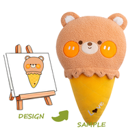 Fabricant en gros de peluches personnalisées OEM, super douces, à poils longs, avec design brodé, en nylon fonctionnel