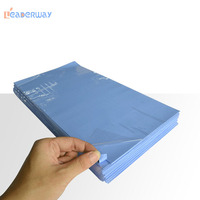 Coussinet thermique en silicone personnalisé pour téléphone portable, 8mm x 8mm x 1mm, avec fibre de verre, 5W/mk