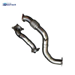 Downpipe de performance haute performance pour Honda Civic Type R FK8 2.0L K20C1, poli, soudé TIG, montage direct, pièce d'échappement - Product Image 1
