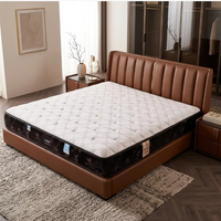 Matelas Queen Size à ressorts ensachés silencieux et surmatelas en mousse à mémoire de forme – Fabrication artisanale par des artisans qualifiés