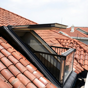 Aluminiumfenster für Häuser Dachfenster Oberlichtfenster mit Mückennetz Sonnendach für Haus Dachboden Villa Wintergarten - Product Image 5