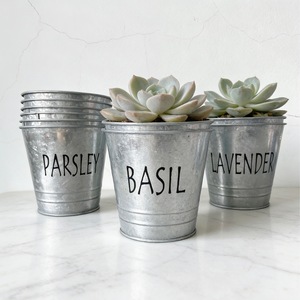 Bacs en tôle galvanisée style rétro, pots de fleurs pour balcon, persil, <span class=keywords><strong>basilic</strong></span> et lavande, usine - Product Image 2