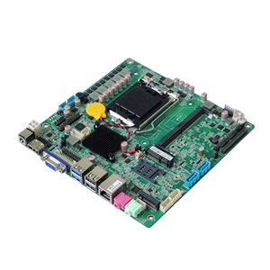Carte mère ELSKY <span class=keywords><strong>LGA</strong></span> 1151 2026 avec processeur <span class=keywords><strong>I7</strong></span>-7700 4K pour ordinateurs de bureau H110 M.2_SSD Mini-PCIE Emplacement SIM - Product Image 1