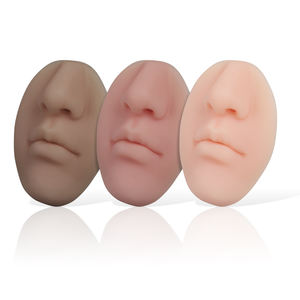 نموذج وجه وأنف وفم من السيليكون الناعم المرن للميكروبليدنج لممارسة الوشم وثقب الجسم ومحاكاة بشرية لأداة تعليمية - Product Image 1