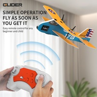 NUEVO HOSHI KFPLAN KF801 Avión RC de 4 Canales y 60m de Alcance, Mini Planeador de Ala Fija Eléctrico, Listo para Volar, con Baterías Remotas