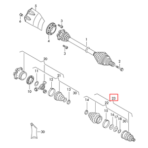 1K0498099B 8J0498099รถ j/bx/x ชุดข้อต่อ <span class=keywords><strong>CV</strong></span> ด้านหน้าสำหรับ VW EOS Scirocco mogotan Golf Passat Tiguan Audi TT 2003-2017 - Product Image 5