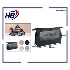 กระเป๋าใส่อุปกรณ์อาบน้ำสำหรับเดินทางกันน้ำทรงสามเหลี่ยม ขนาด 26x9x16.5 ซม. - Product Image 3