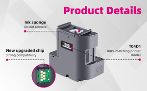 Boîte d'entretien d'encre T04D1 pour <span class=keywords><strong>Epson</strong></span> ET-M2148 ET-<span class=keywords><strong>M2170</strong></span> ET-M2178 ET-3700 XP-5100 XP-5105 ET-M3000 ET-M1000 - Product Image 6