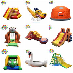Tobogán Acuático Inflable para Niños con Diseño Atractivo, Estampados de Dibujos Animados, Fácil de Instalar, Recreación Junto a la Piscina - Product Image 6