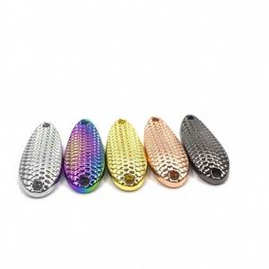 Cuillères de pêche à la traîne à motif écailles de poisson 2.5/3.5/5/7/10/15g en alliage de zinc pour truite, brochet, bar, orme, marlin, rivière, ruisseau, appâts de surface - Product Image 3