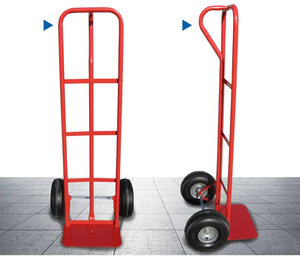 접이식 핸드 트롤리 플랫폼 구조 휴대용 스테이션 왜건 트롤리 소형 가정용화물 트레일러 계단 등반 기능 - Product Image 4