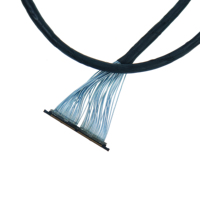 Câble LVDS personnalisé DF56-50, pas de 0,5 mm, 50 broches, longueur de 400 mm, pinout inversé, pour appareils ménagers et équipements industriels