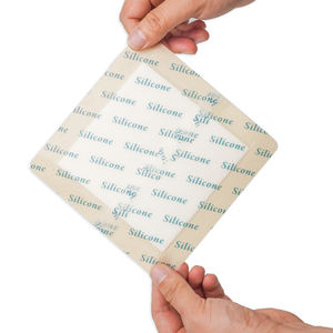 Perban Busa Silikon Steril Perekat Tahan Air dengan Pinggiran Kasa untuk Perawatan Luka Rumah Sakit - Product Image 3