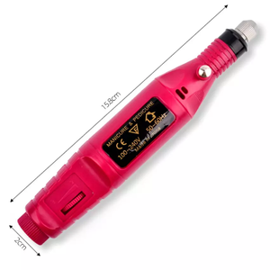 Máquina Eléctrica Profesional para Manicura, Mango Portátil de Plástico, Motor Potente, 6 Brocas, hasta <span class=keywords><strong>20</strong></span>,000 RPM - Product Image 3