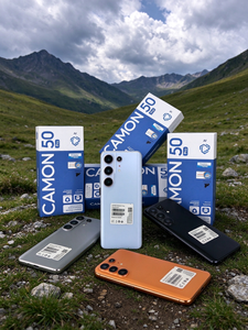 โทรศัพท์มือถือ Camon 50 Pro AI รุ่นใหม่ปี 2026 ขายดีที่สุด หน้าจอขนาดใหญ่ 7.3 นิ้ว แบตเตอรี่ขนาดใหญ่ ชาร์จเร็ว 65W - Product Image 1