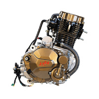 Nouveau moteur de moto monocylindre 4 temps refroidi par eau de 350 cm3 avec embrayage manuel, démarrage électrique et allumage CDI