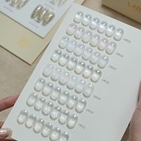 Vernis à ongles gel LADAI 24 couleurs, effet diamant blanc et paillettes, brillant et réfléchissant, pour fournitures de salon