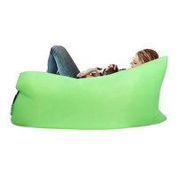 Canapé-lit gonflable, en tissu, Portable, pliable, pour adultes, étanche, canapé de jardin, plage, sac de couchage