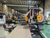 Centre de traitement intelligent CNC pour portes en bois, routeur automatique de découpe de trous de serrure, machine industrielle de fabrication de panneaux de porte