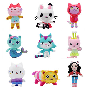 Juguetes de Peluche Suaves de <span class=keywords><strong>Gabby</strong></span>'s Dollhouse 2024, Conejo Colorido y Adorable, de Alta Calidad, Unisex, Antiestrés, Modelo Popular de Sirena - Product Image 1