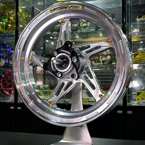 Original <span class=keywords><strong>FJN</strong></span> Lucky Star Guss-Vorderradfelge, 12 Zoll 2,15J für Niu, BWS, Ninebot & Segway E-Scooter Mod - Product Image 2
