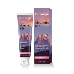 Pasta Dental Blanqueadora con Sal del <span class=keywords><strong>Himalaya</strong></span> Dr. Lestjie, Fórmula sin Flúor, Antibacteriana, Elimina Manchas Amarillas, Refresca el Aliento - Product Image 1