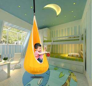 Balançoire sensorielle pour porche, nouveau design, en coton, avec coussin gonflable, balançoire cocon pour enfants, <span class=keywords><strong>hamac</strong></span> pour enfants - Product Image 3