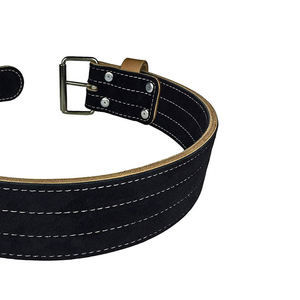 Cinturones de Levantamiento de Pesas Profesionales de Cuero Vacuno, Ajustables, Transpirables, Resistentes, con Logotipo Personalizado, de Alta Calidad, al por Mayor - Product Image 4