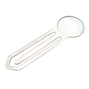 Marcador de papel personalizado, marcador de papel feito sob encomenda, tamanho padrão de fábrica, marcador de logotipo do livro, lembrança, escritório, papelaria, <span class=keywords><strong>metal</strong></span>, prata - Product Image 3