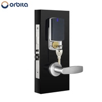 Orbita Nouveau Design Cylindre Caché Encodeur de Carte MF Clé Mécanique de Secours Rfid Serrure d'Hôtel Système de Carte Clé