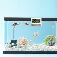 Sensor suhu penjualan laris termometer akuarium Digital LCD layar kristal cair air (LCD) 1 tahun di bawah Normal,1 tahun